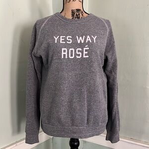 GUC Yes Way Rosé Heather Soft Grey Sweatshirt Casual Athleisure Extra Large XL